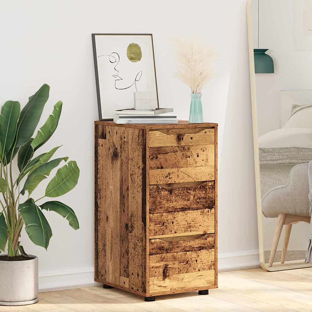 Aufbewahrungsschrank Altholz 40 x 48 x 81 cm Holzwerkstoff