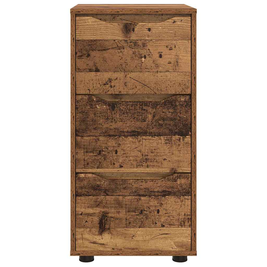 Aufbewahrungsschrank Altholz 40 x 48 x 81 cm Holzwerkstoff