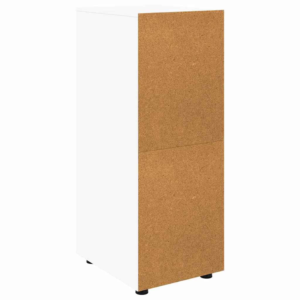 Aufbewahrungsschrank Weiß 40 x 48 x 105 cm Holzwerkstoff