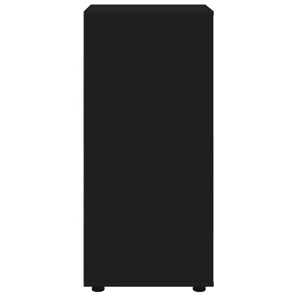 Aufbewahrungsschrank Schwarz 40 x 48 x 105 cm Holzwerkstoff