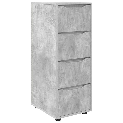 Aufbewahrungsschrank Beton Grau 40 x 48 x 105 cm Holzwerkstoff