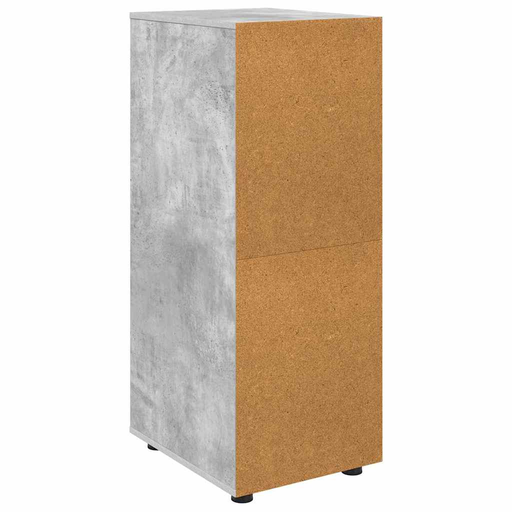 Aufbewahrungsschrank Beton Grau 40 x 48 x 105 cm Holzwerkstoff