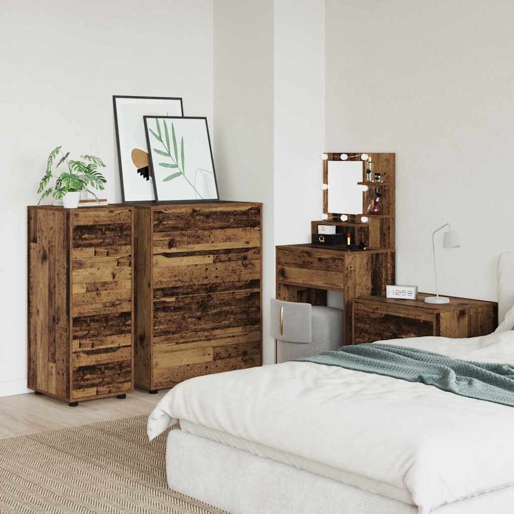Aufbewahrungsschrank Altholz 40 x 48 x 105 cm Holzwerkstoff