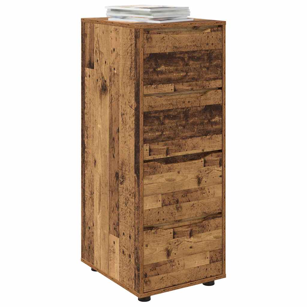Aufbewahrungsschrank Altholz 40 x 48 x 105 cm Holzwerkstoff