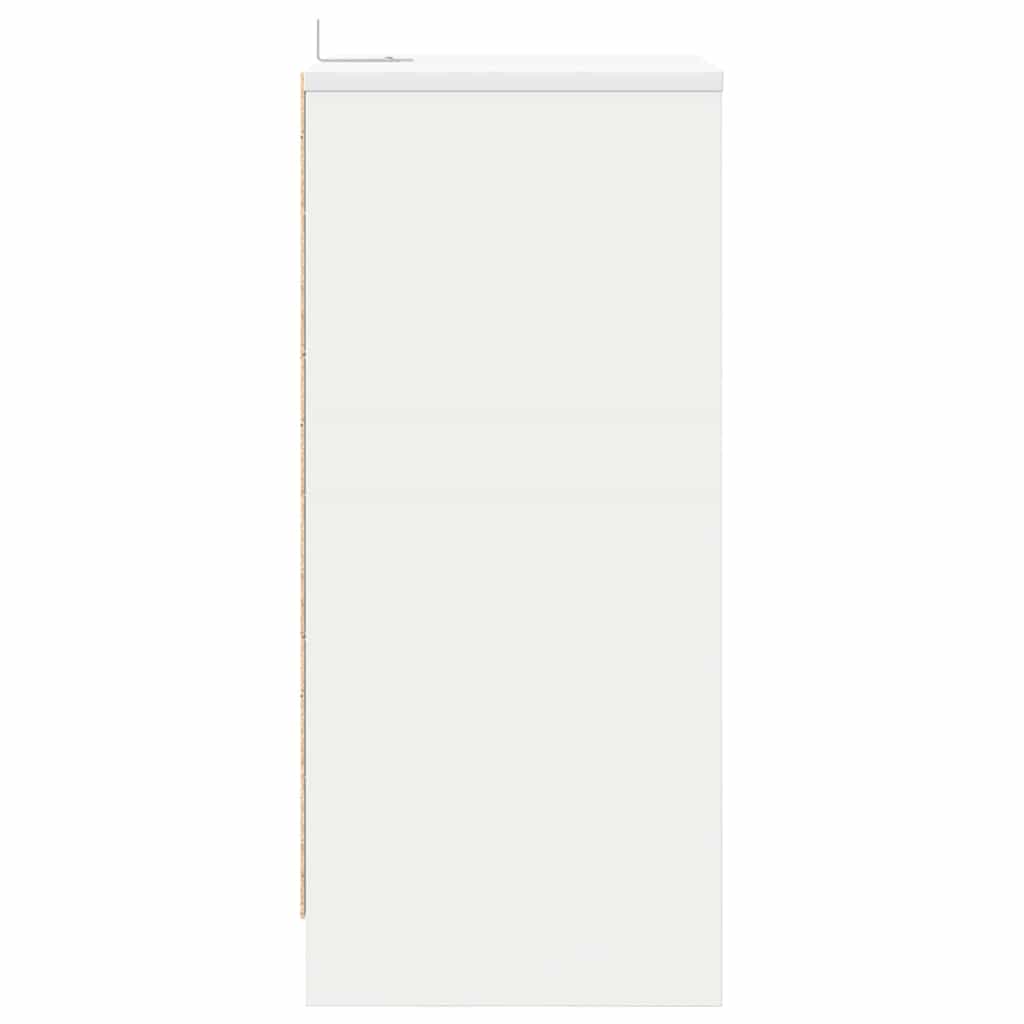 Nachttische 2 pcs Weiß 40 x 30 x 467 cm Holzwerkstoff
