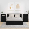 Nachttische 2 pcs Schwarz 40 x 30 x 467 cm Holzwerkstoff