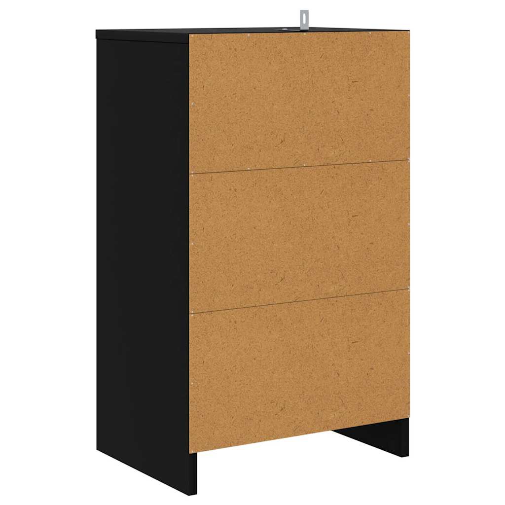 Nachttische 2 pcs Schwarz 40 x 30 x 467 cm Holzwerkstoff