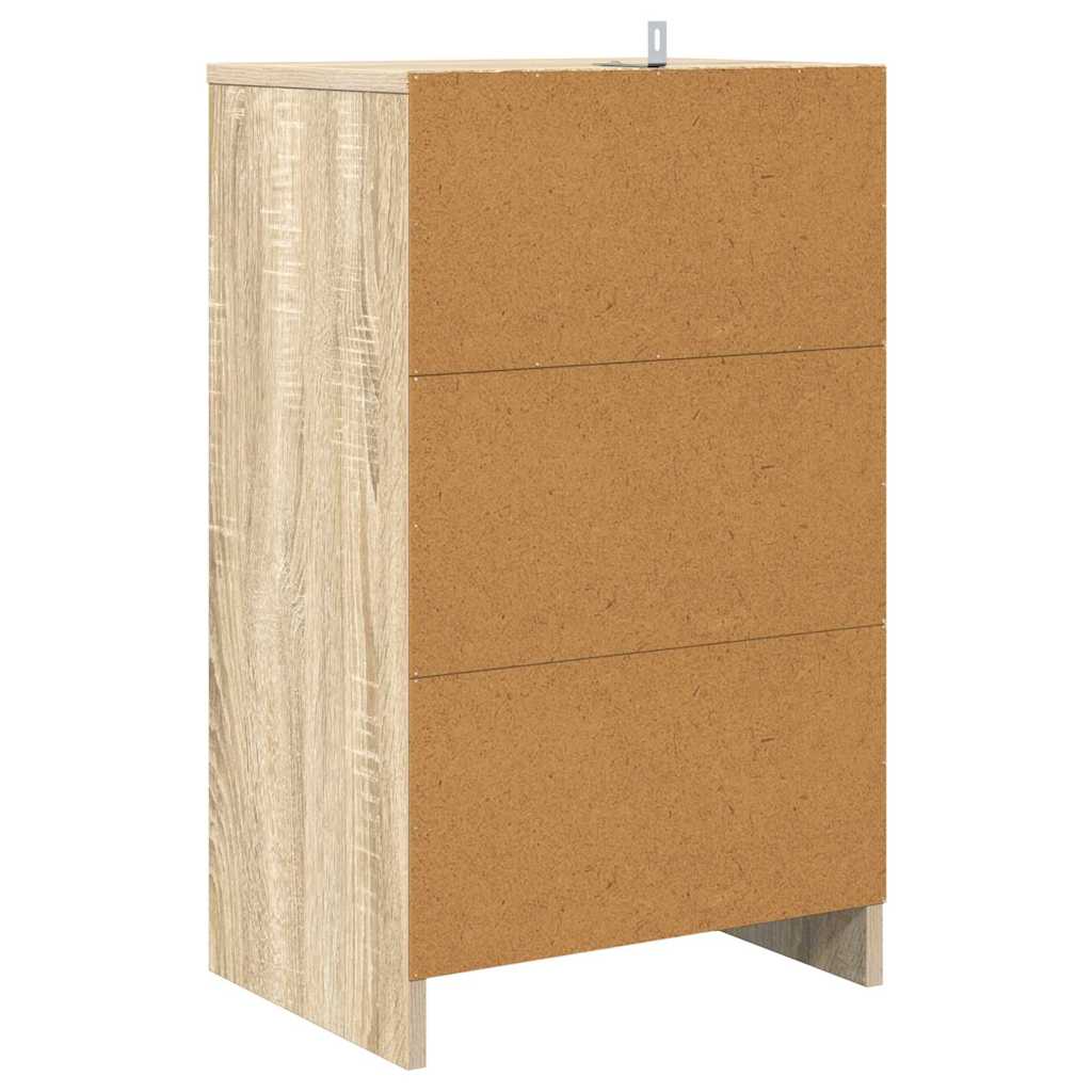 Nachttische 2 pcs Sonoma-Eiche 40 x 30 x 467 cm Holzwerkstoff