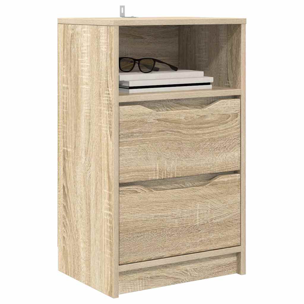 Nachttische 2 pcs Sonoma-Eiche 40 x 30 x 467 cm Holzwerkstoff