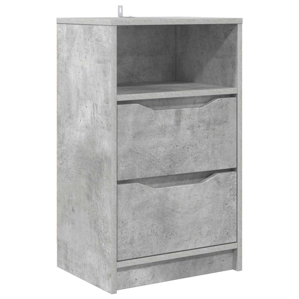 Nachttisch Beton Grau 40 x 30 x 467 cm Holzwerkstoff