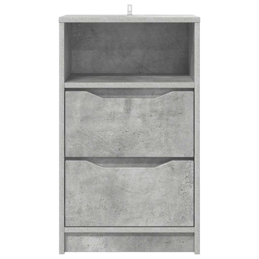 Nachttisch Beton Grau 40 x 30 x 467 cm Holzwerkstoff