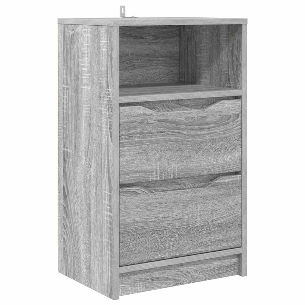 Nachttisch Graues Sonoma 40 x 30 x 467 cm Holzwerkstoff