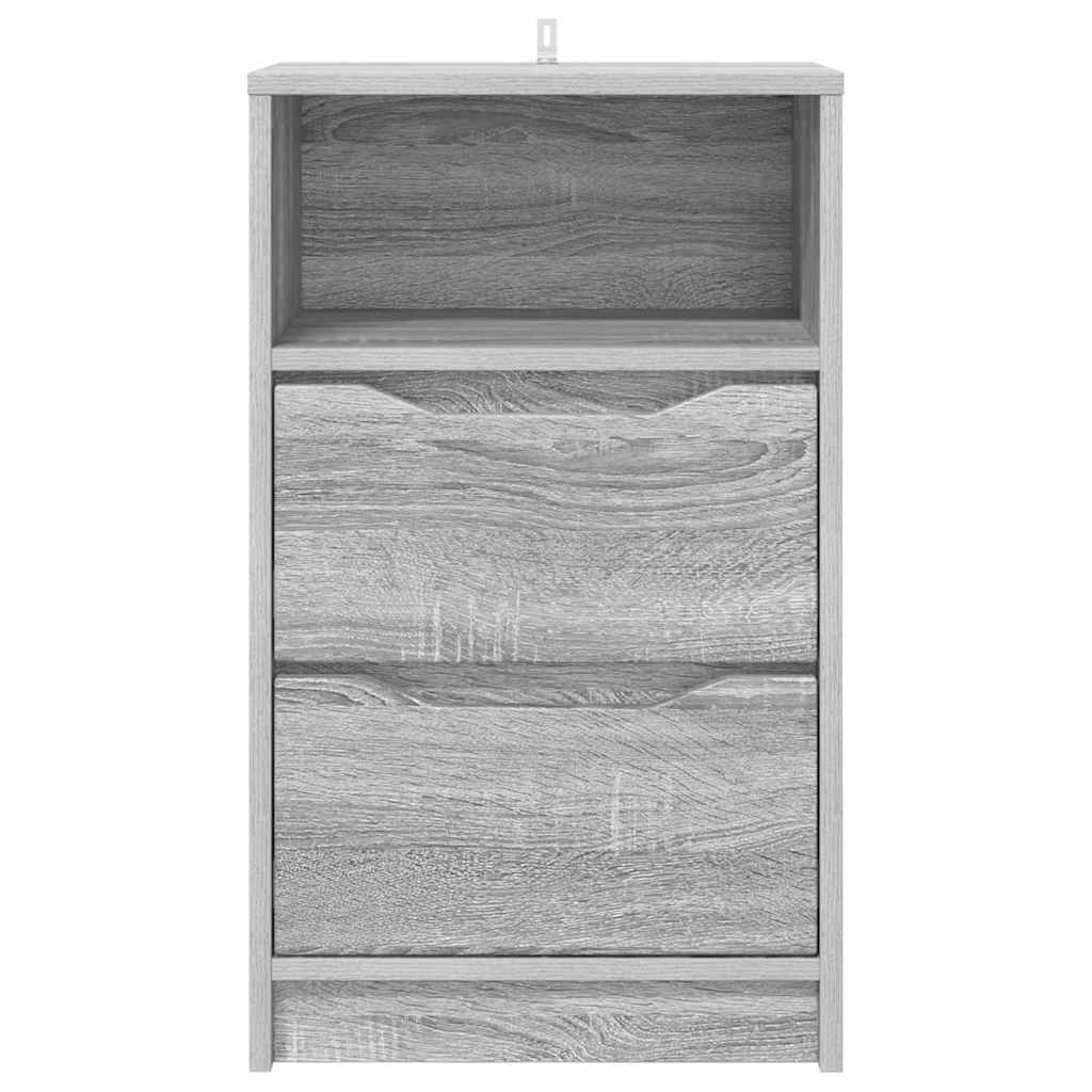 Nachttisch Graues Sonoma 40 x 30 x 467 cm Holzwerkstoff