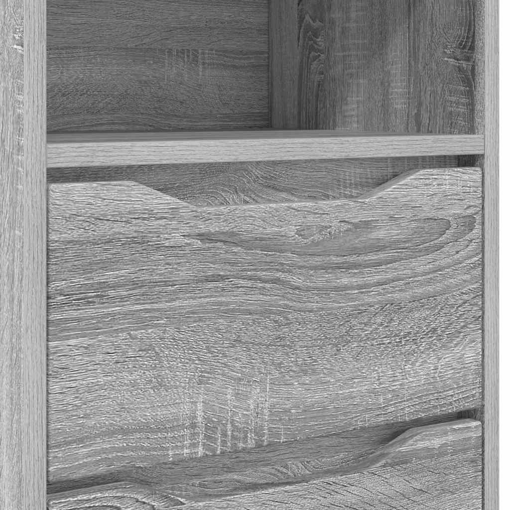 Nachttische 2 pcs Graues Sonoma 40 x 30 x 467 cm Holzwerkstoff