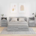 Nachttische 2 pcs Graues Sonoma 40 x 30 x 467 cm Holzwerkstoff