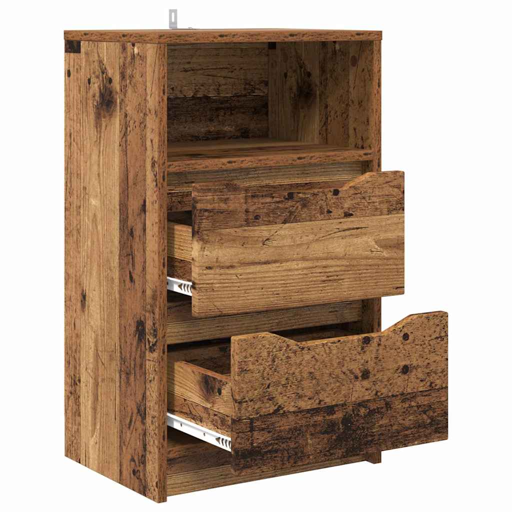 Nachttisch Altholz 40 x 30 x 467 cm Holzwerkstoff