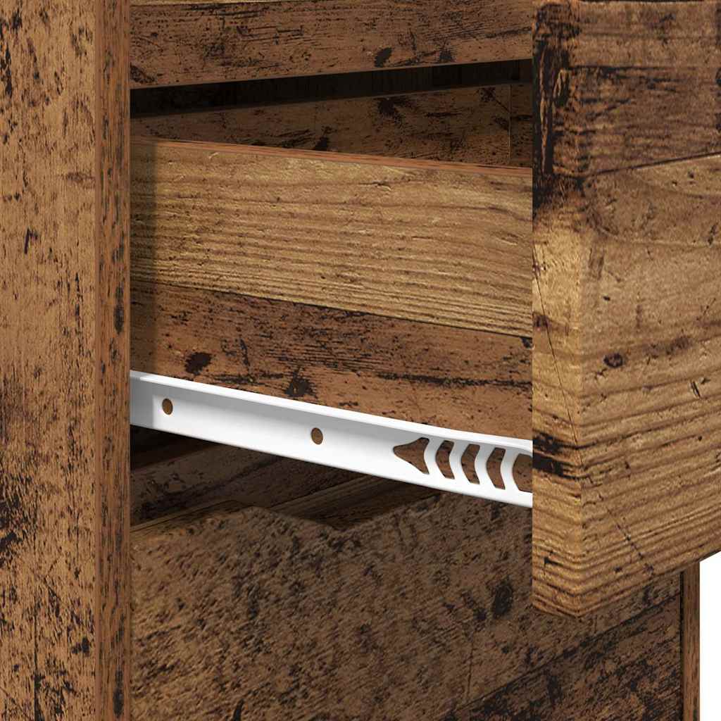 Nachttische 2 pcs Altholz 40 x 30 x 467 cm Holzwerkstoff