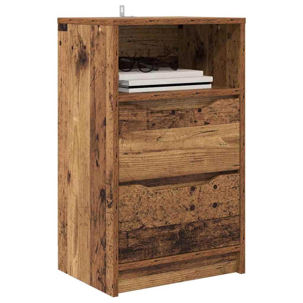 Nachttische 2 pcs Altholz 40 x 30 x 467 cm Holzwerkstoff