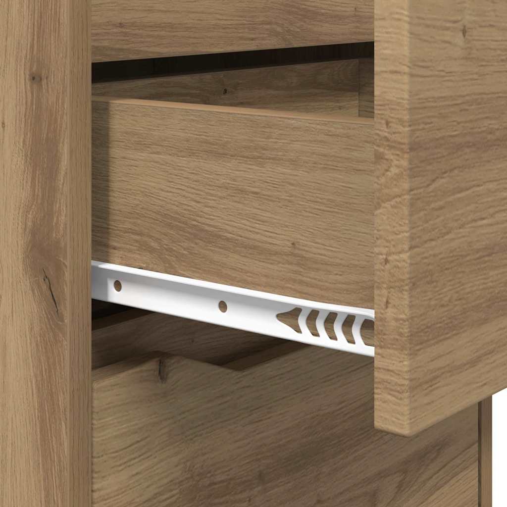 Nachttische 2 pcs Artisan-Eiche 40 x 30 x 467 cm Holzwerkstoff
