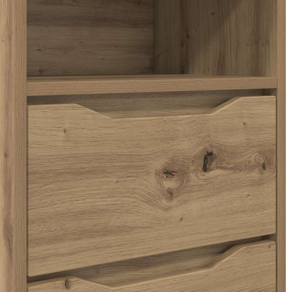 Nachttische 2 pcs Artisan-Eiche 40 x 30 x 467 cm Holzwerkstoff