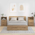 Nachttische 2 pcs Artisan-Eiche 40 x 30 x 467 cm Holzwerkstoff