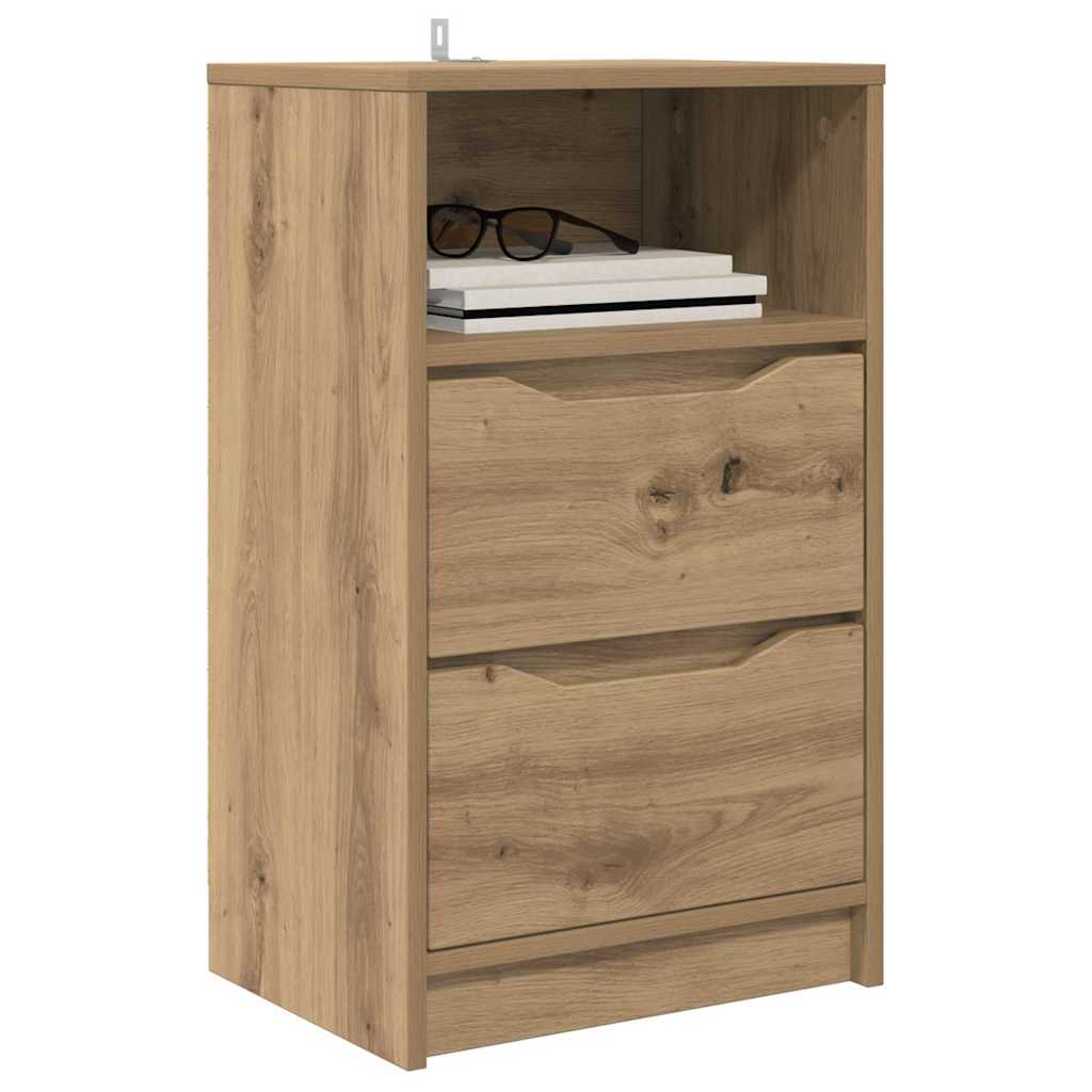 Nachttische 2 pcs Artisan-Eiche 40 x 30 x 467 cm Holzwerkstoff