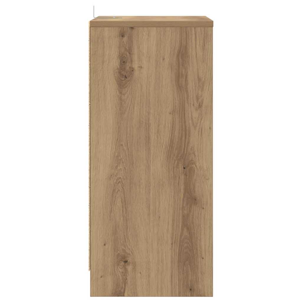 Nachttische 2 pcs Artisan-Eiche 40 x 30 x 467 cm Holzwerkstoff