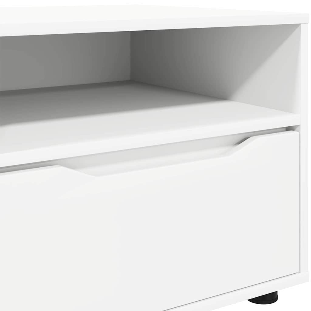 TV-Schränk mit Schubladen Weiß 100 x 48 x 43 cm Holzwerkstoff