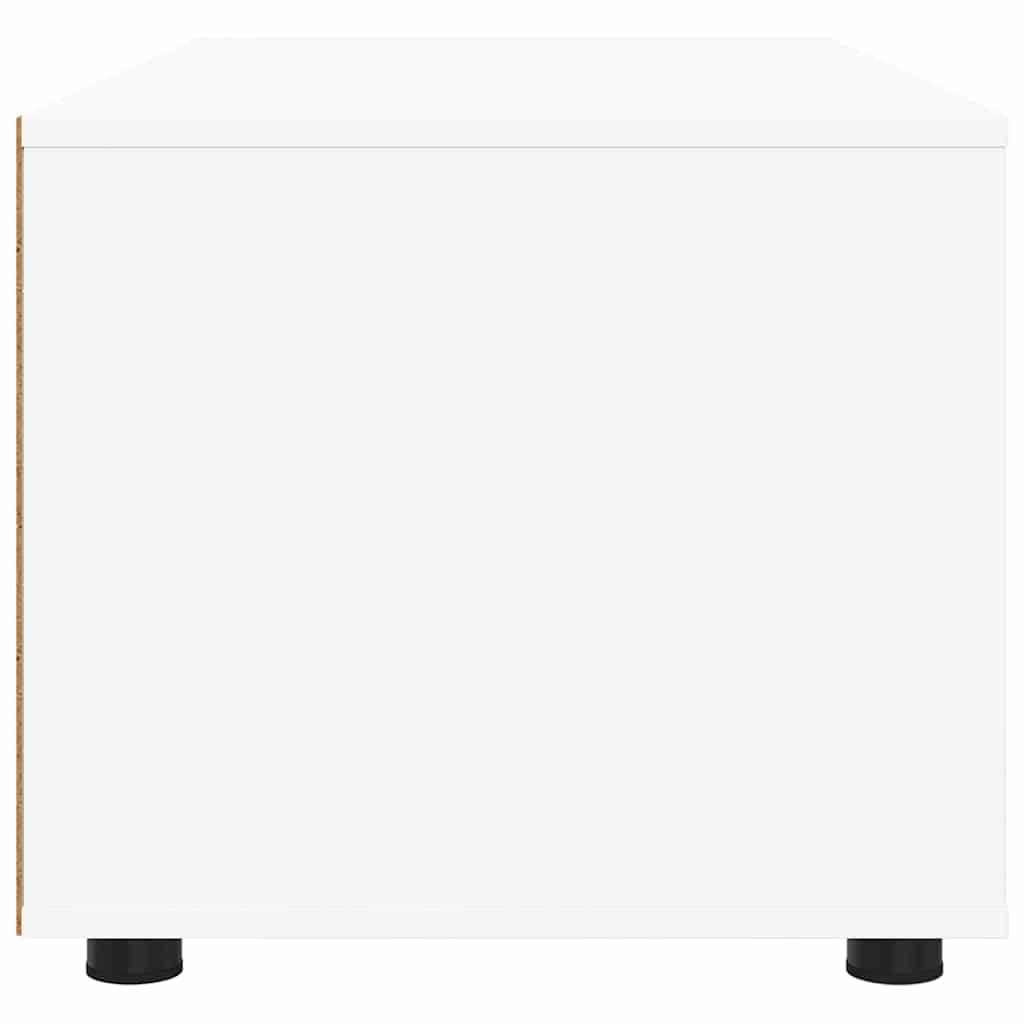 TV-Schränk mit Schubladen Weiß 100 x 48 x 43 cm Holzwerkstoff