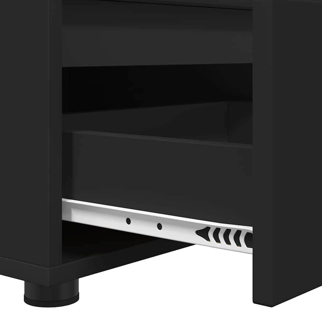 TV-Schränk Schwarz 100 x 48 x 43 cm Holzwerkstoff
