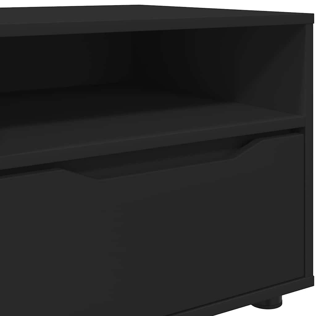 TV-Schränk Schwarz 100 x 48 x 43 cm Holzwerkstoff