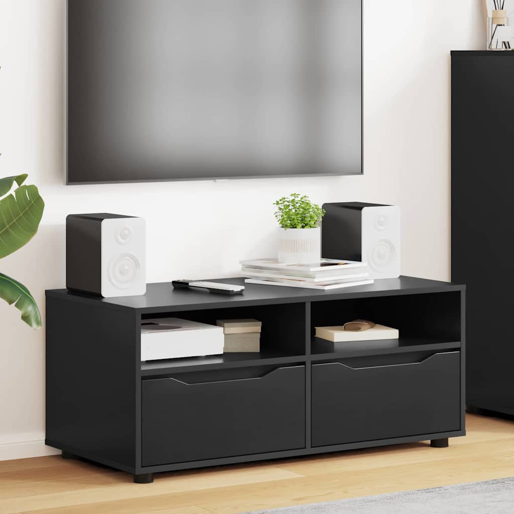 TV-Schränk Schwarz 100 x 48 x 43 cm Holzwerkstoff