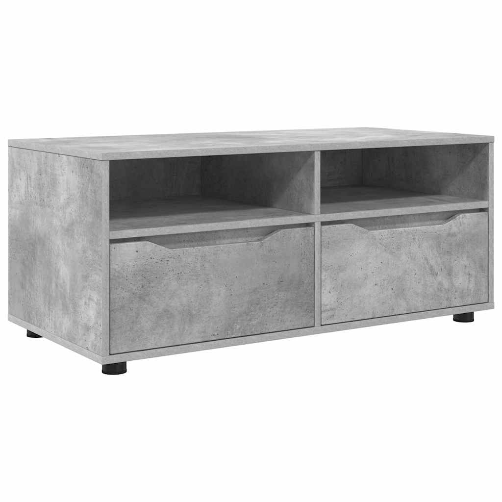 TV-Schränk Beton Grau 100 x 48 x 43 cm Holzwerkstoff