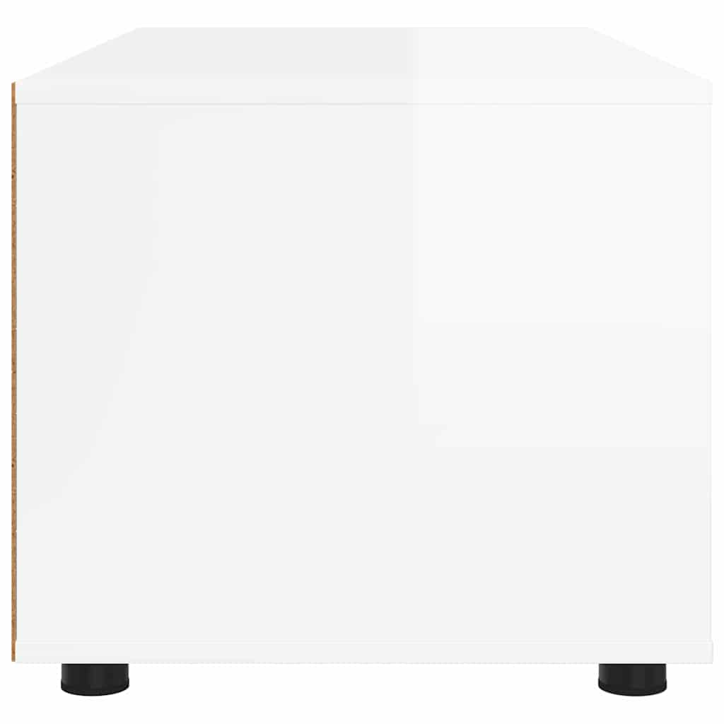 TV-Schränk Hochglanz Weiß 100 x 48 x 43 cm Holzwerkstoff