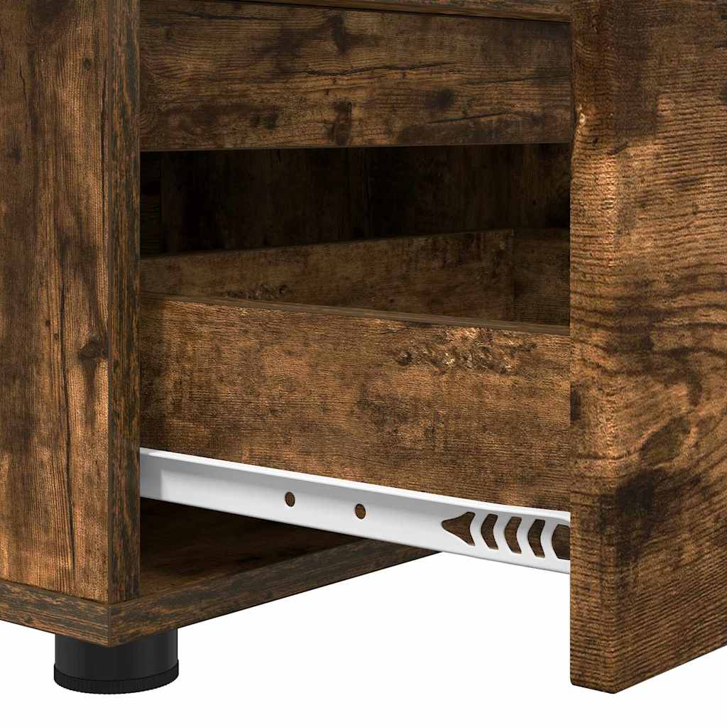 TV-Schränk Geräucherte Eiche 100 x 48 x 43 cm Holzwerkstoff