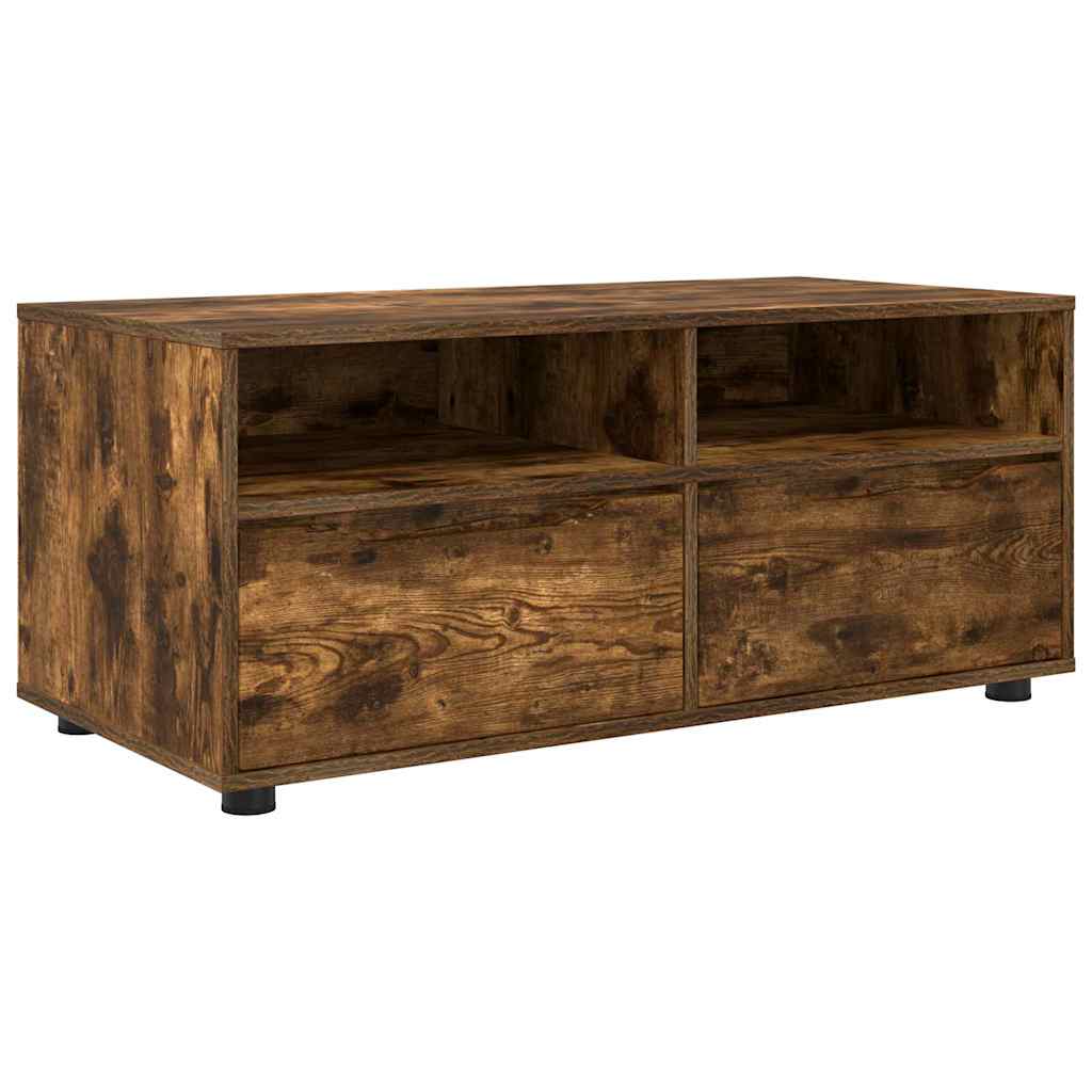 TV-Schränk Geräucherte Eiche 100 x 48 x 43 cm Holzwerkstoff