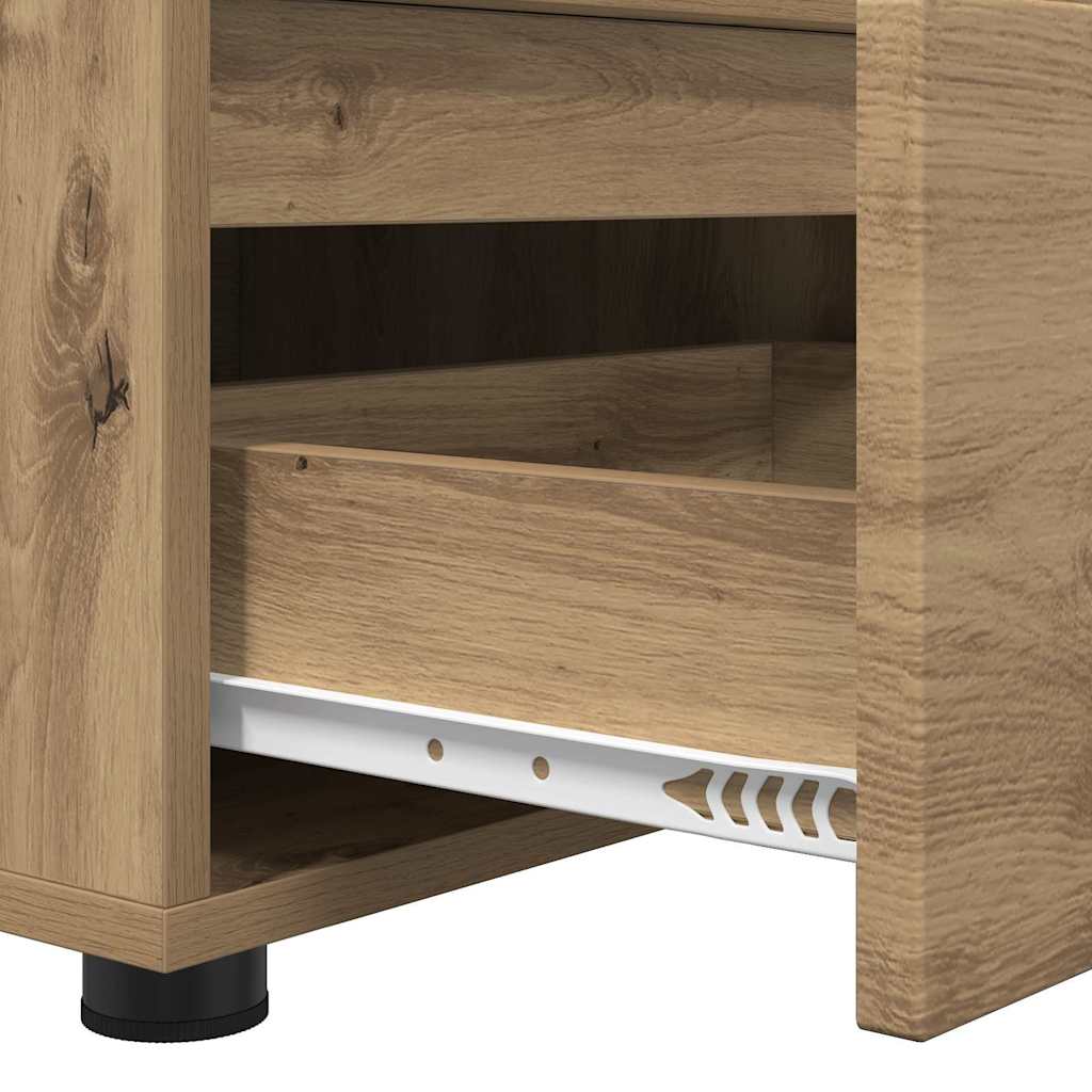 TV-Schränk Artisan-Eiche 100 x 48 x 43 cm Holzwerkstoff