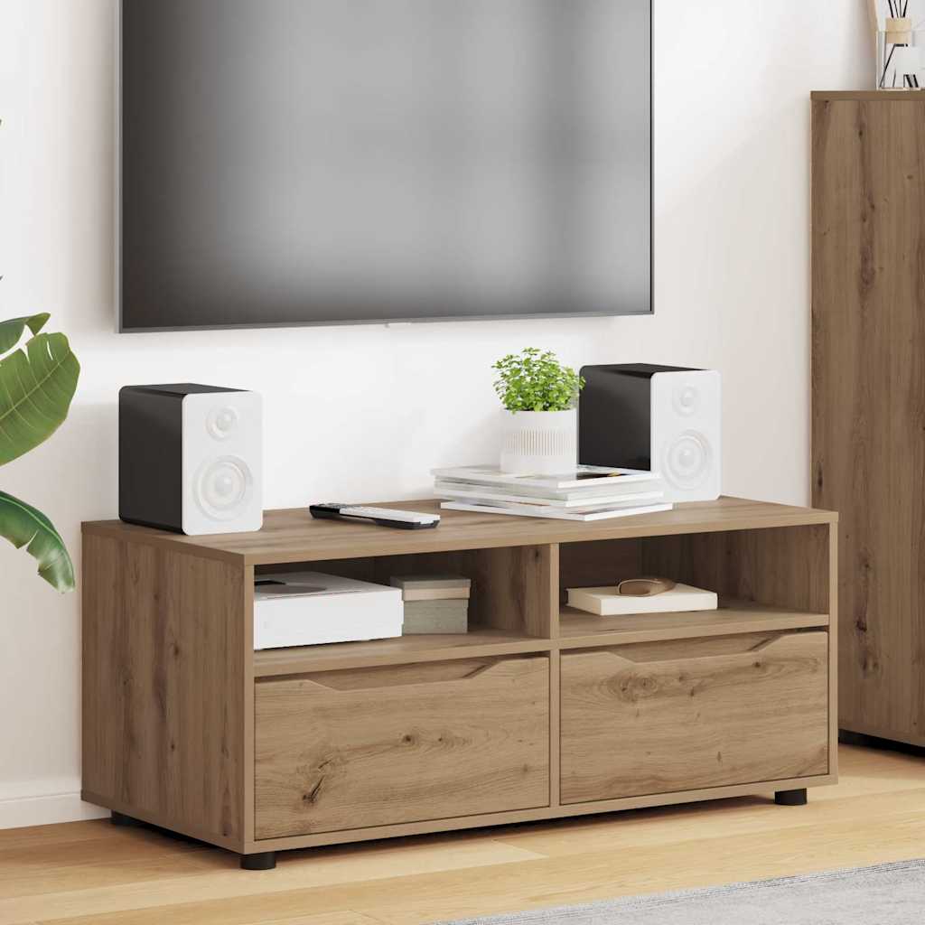 TV-Schränk Artisan-Eiche 100 x 48 x 43 cm Holzwerkstoff
