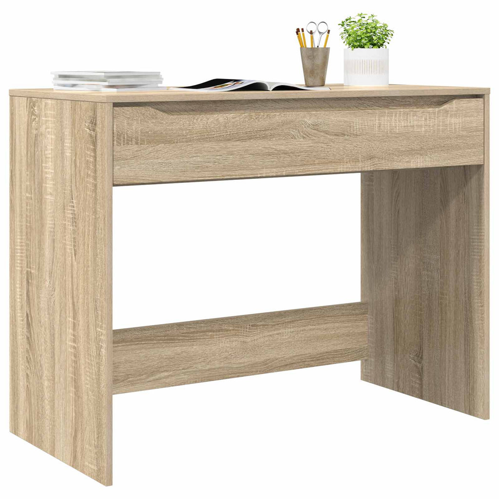 Schreibtisch Sonoma-Eiche 100 x 50 x 78 cm Holzwerkstoff