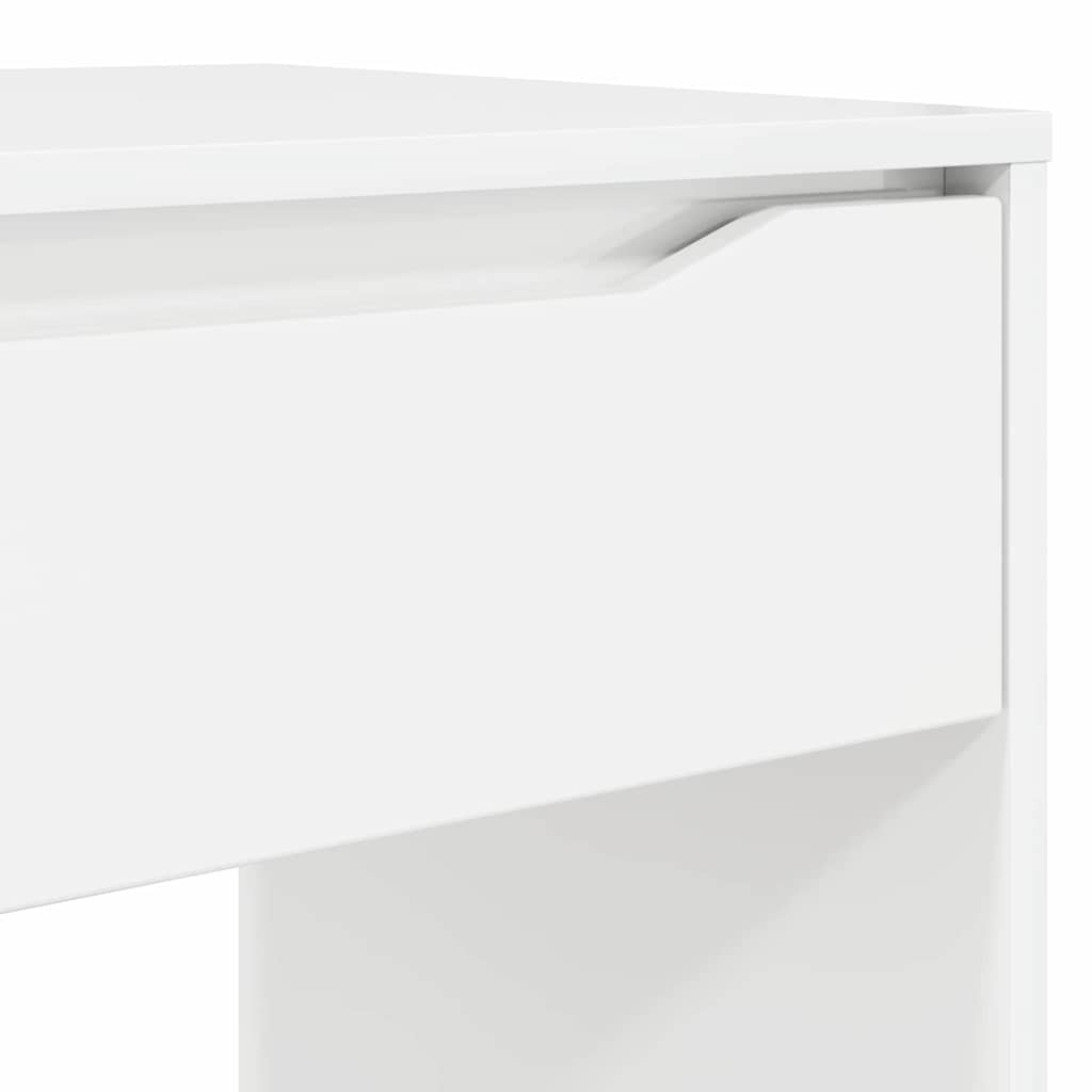 Schreibtisch Hochglanz Weiß 100 x 50 x 78 cm Holzwerkstoff