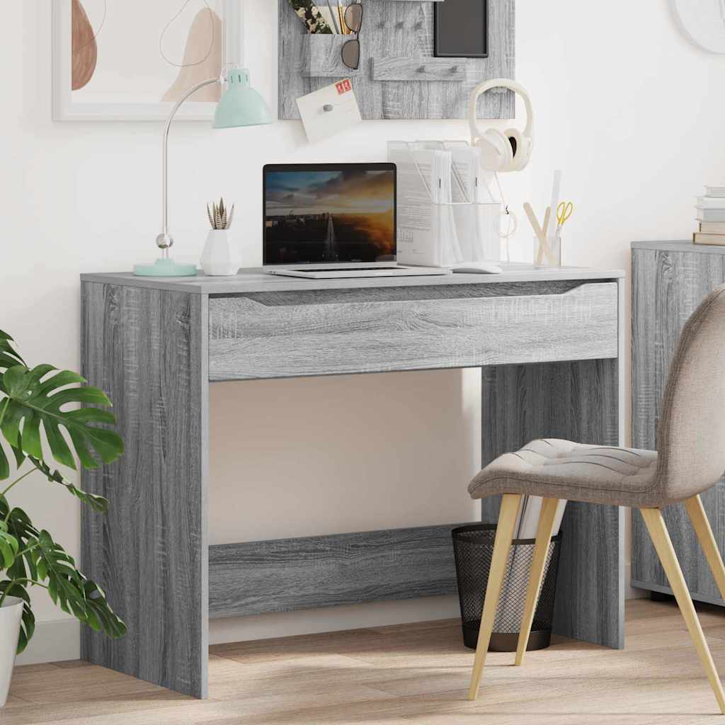 Schreibtisch Graues Sonoma 100 x 50 x 78 cm Holzwerkstoff