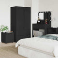 Badezimmerschrank Schwarz 40,5 x 40 x 44 cm Holzwerkstoff