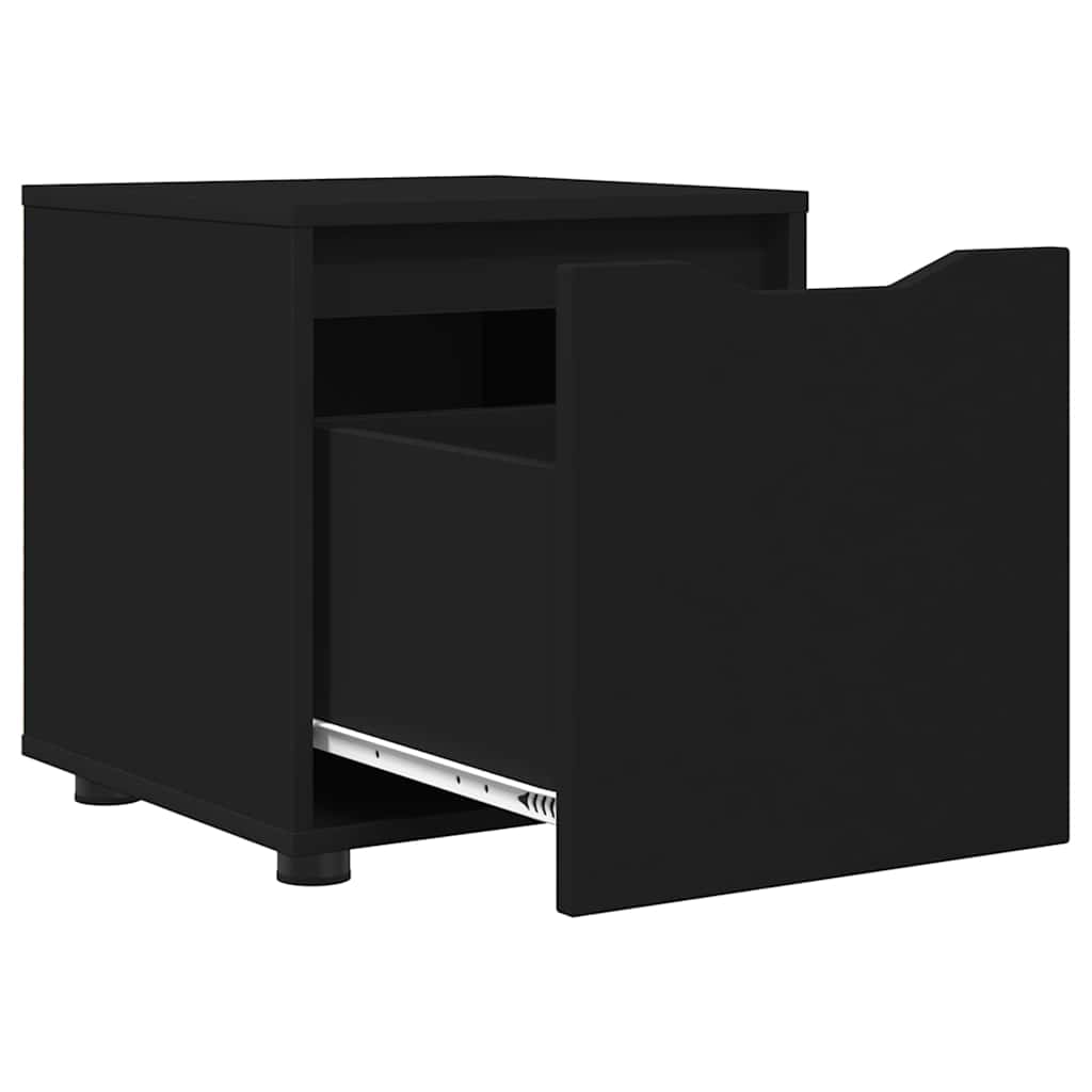 Badezimmerschrank Schwarz 40,5 x 40 x 44 cm Holzwerkstoff