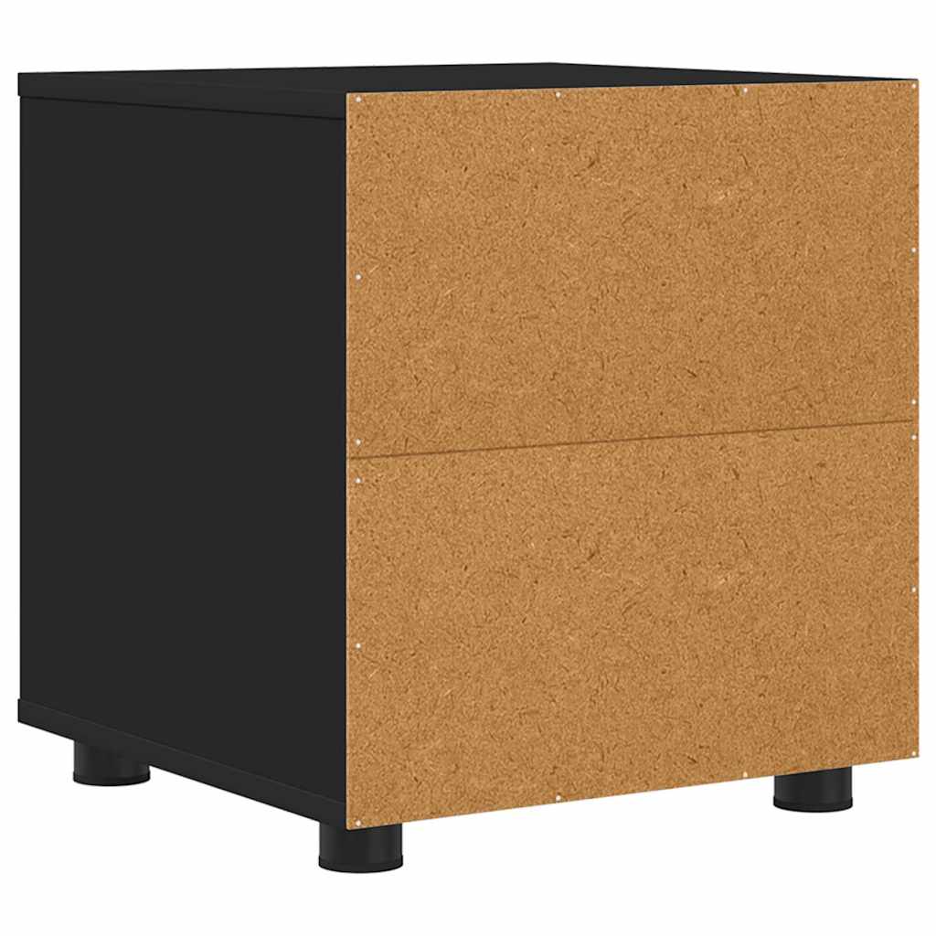 Badezimmerschrank Schwarz 40,5 x 40 x 44 cm Holzwerkstoff