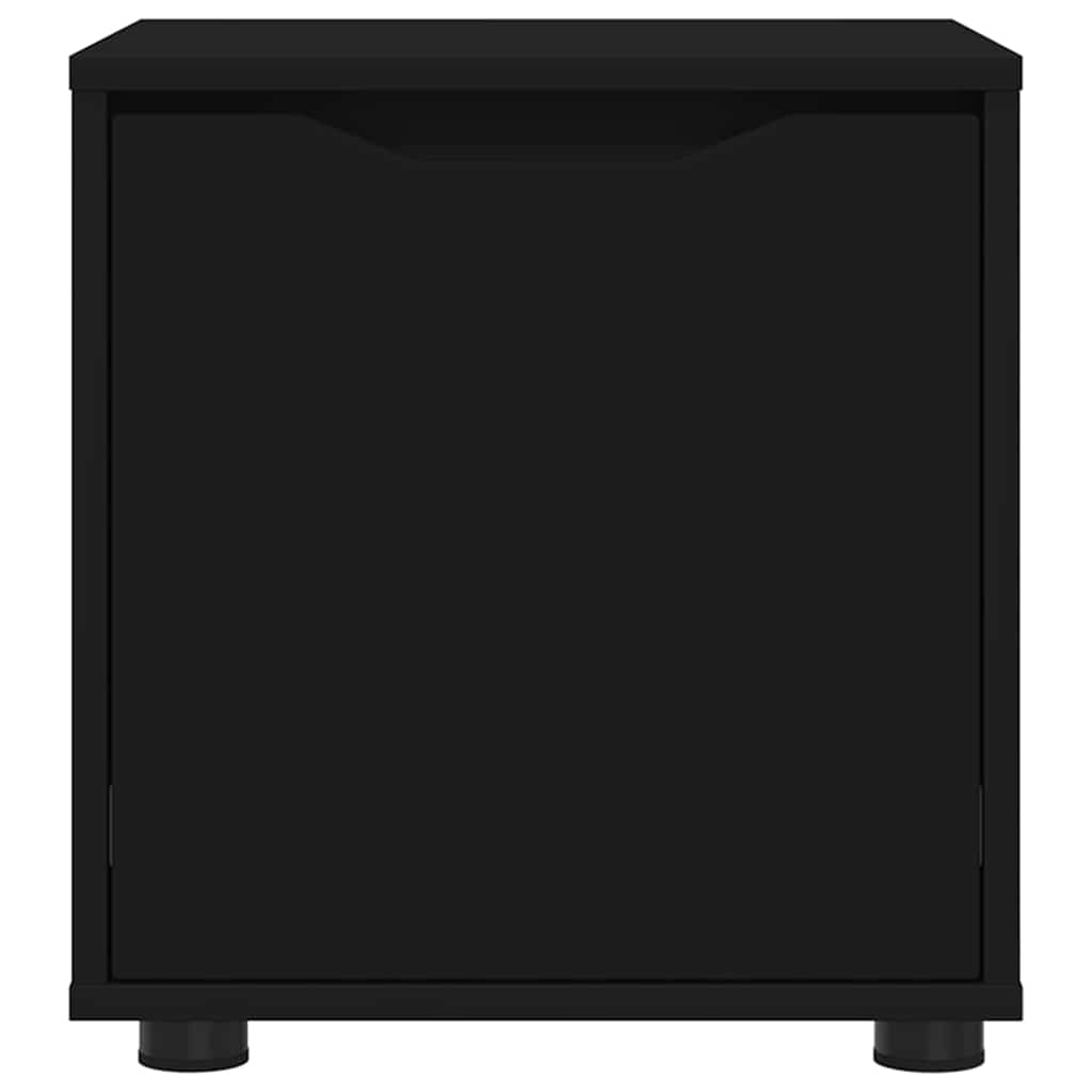 Badezimmerschrank Schwarz 40,5 x 40 x 44 cm Holzwerkstoff