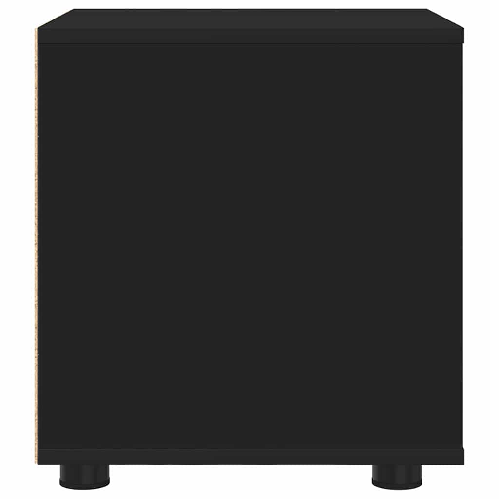 Badezimmerschrank Schwarz 40,5 x 40 x 44 cm Holzwerkstoff