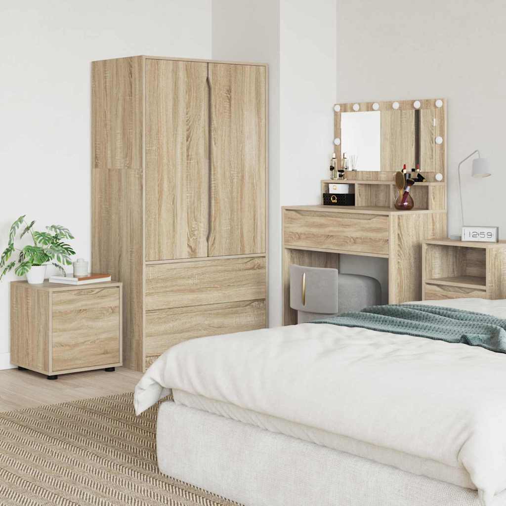 Badezimmerschrank Sonoma-Eiche 40,5 x 40 x 44 cm Holzwerkstoff