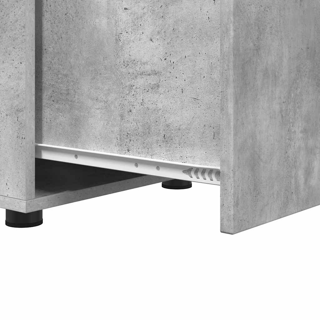 Badezimmerschrank Beton Grau 40,5 x 40 x 44 cm Holzwerkstoff
