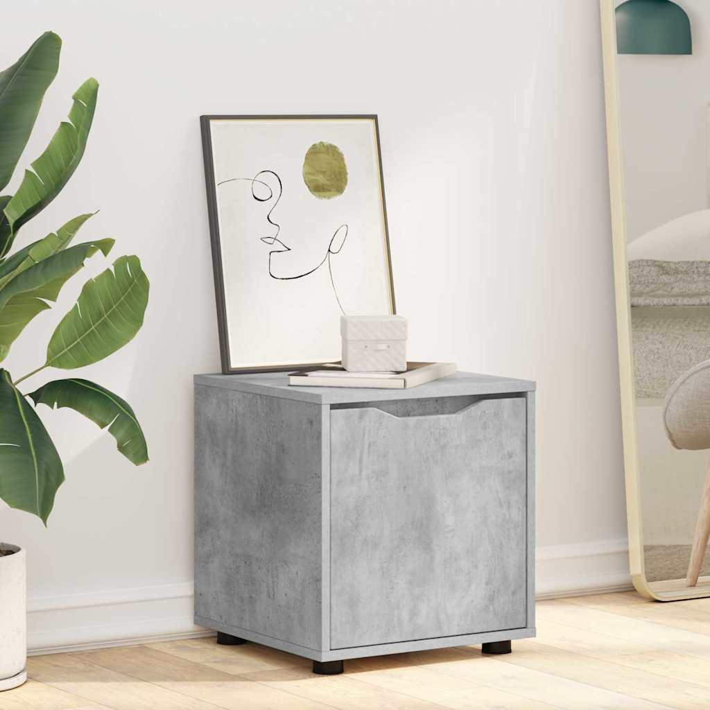 Badezimmerschrank Beton Grau 40,5 x 40 x 44 cm Holzwerkstoff