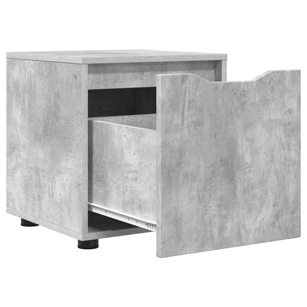 Badezimmerschrank Beton Grau 40,5 x 40 x 44 cm Holzwerkstoff